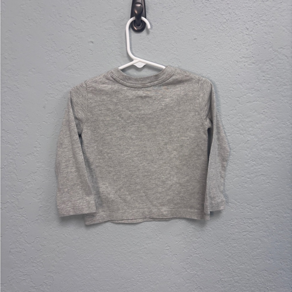 Set of Two GAP Kids Long Sleeve Playtime Favorites Shirts in Gray and Navy, GUC - Picture 9 of 9